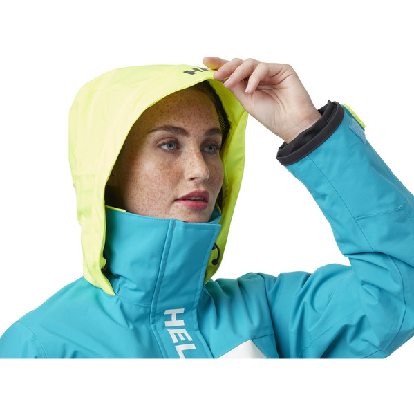 2021 Helly Hansen Womens Salt Coastal Jacket 30344 Caribbean Sea